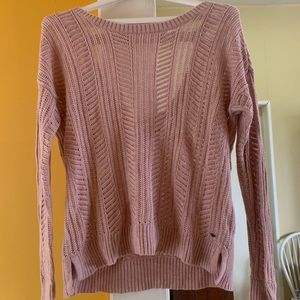 AMERICAN EAGLE💗 Pink Summer Sweater w Open Back